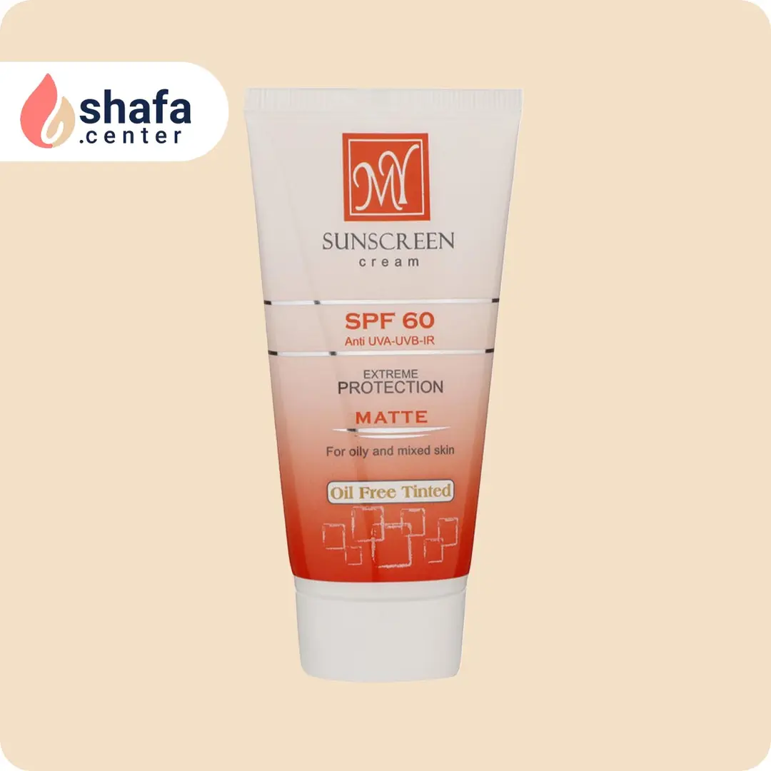 ضد آفتاب SPF60 رنگی فاقد چربی | مناسب پوست چرب و مختلط