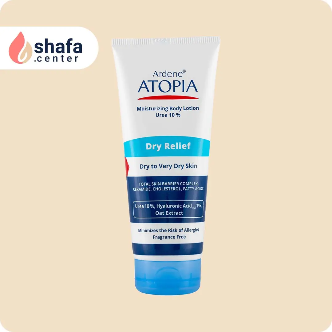 لوسیون بدن آردن آتوپیا – حاوی اوره ۱۰٪ – مخصوص پوست خشک و خیلی خشک – ۲۰۰ میلی‌لیتر