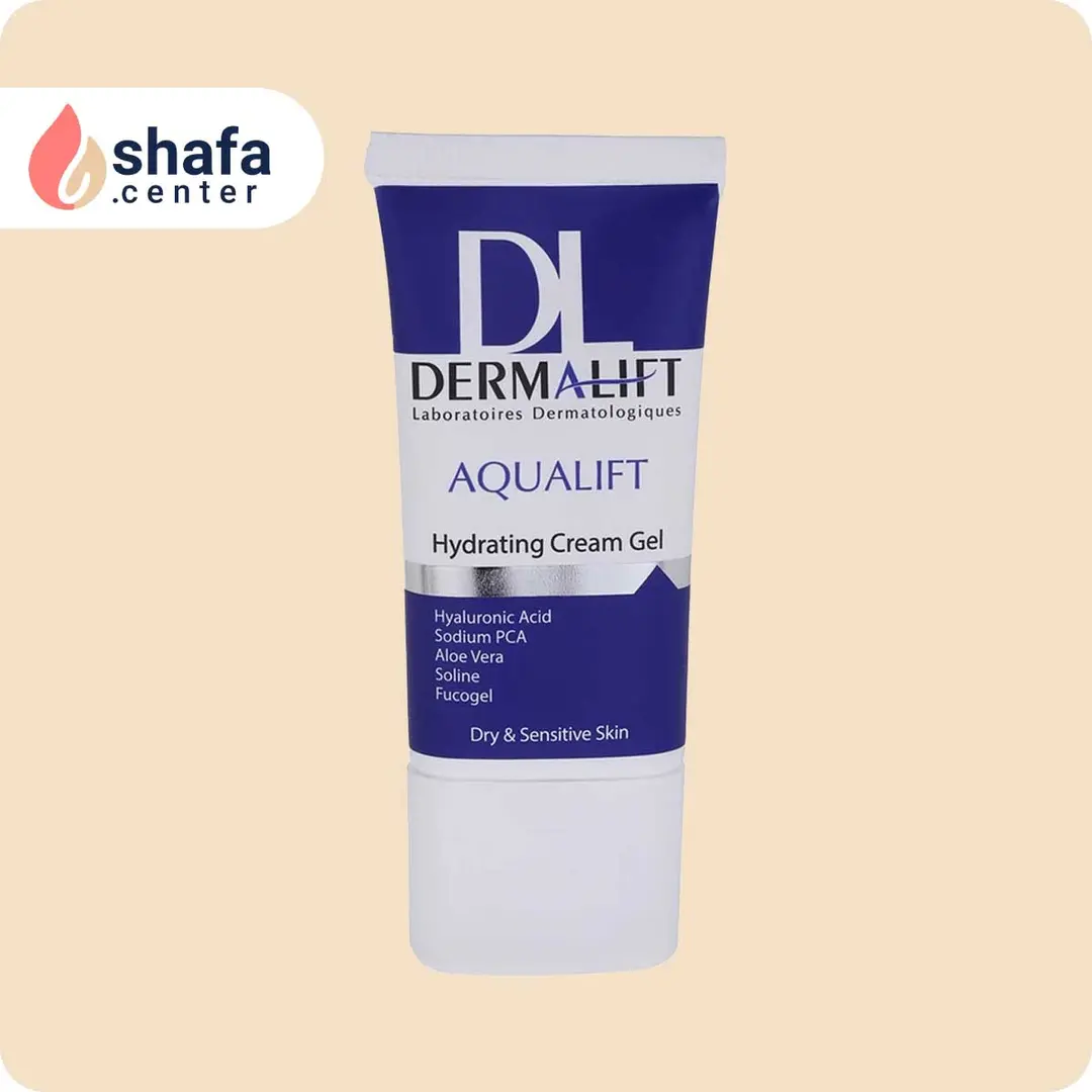 کرم ژل آبرسان درمالیفت مدل اکوالیفت – مناسب پوست خشک و حساس – ۵۰ میلی‌لیتر