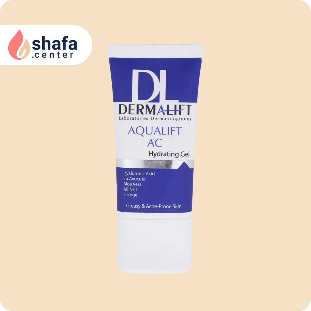 ژل آبرسان درمالیفت مدل اکوالیفت AC – مناسب پوست چرب و جوش‌دار – ۵۰ میلی‌لیتر