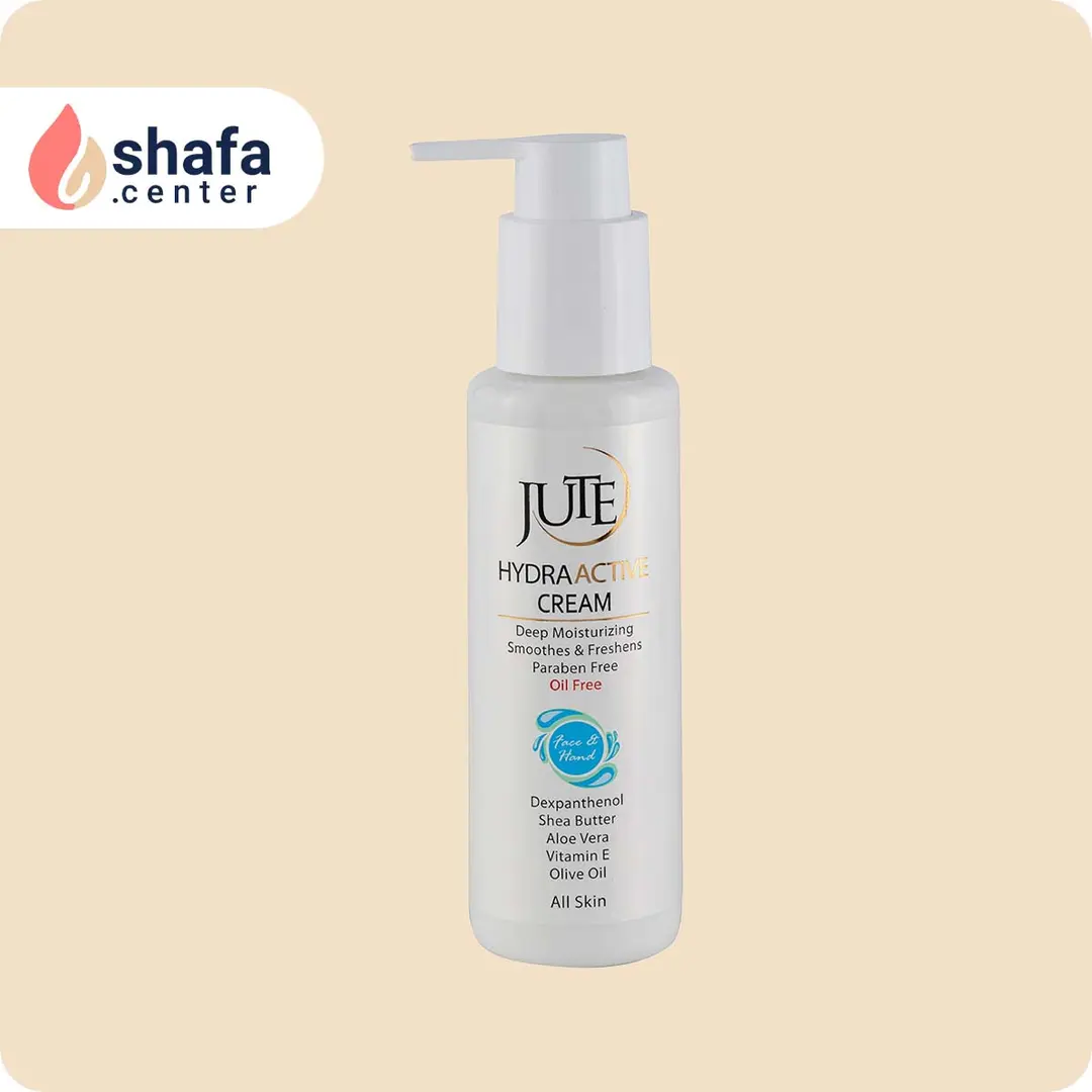 کرم آبرسان ژوت مدل هیدرا اکتیو – مناسب انواع پوست – پمپی 120 میلی‌لیتر