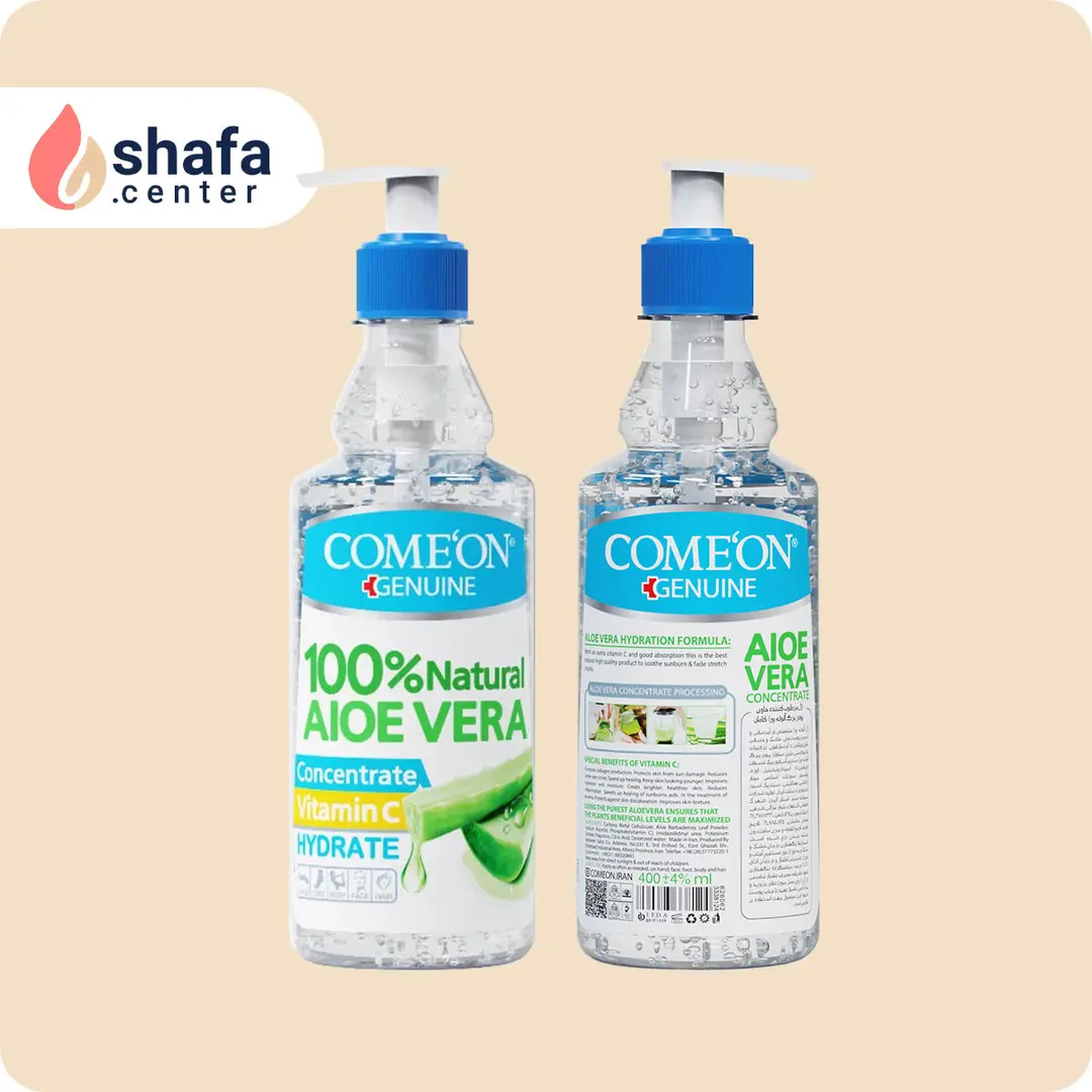 ژل آلوئه‌ورا کامان | آبرسان، ترمیم‌کننده و تسکین‌دهنده پوست