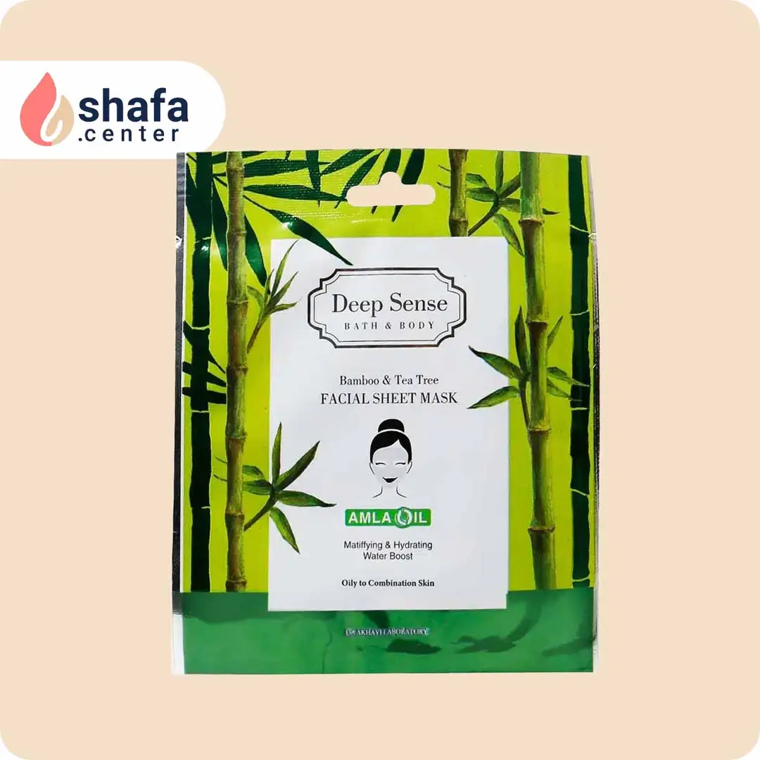 ماسک ورقه‌ای صورت دیپ سنس – عصاره بامبو – مناسب انواع پوست – 25 گرم