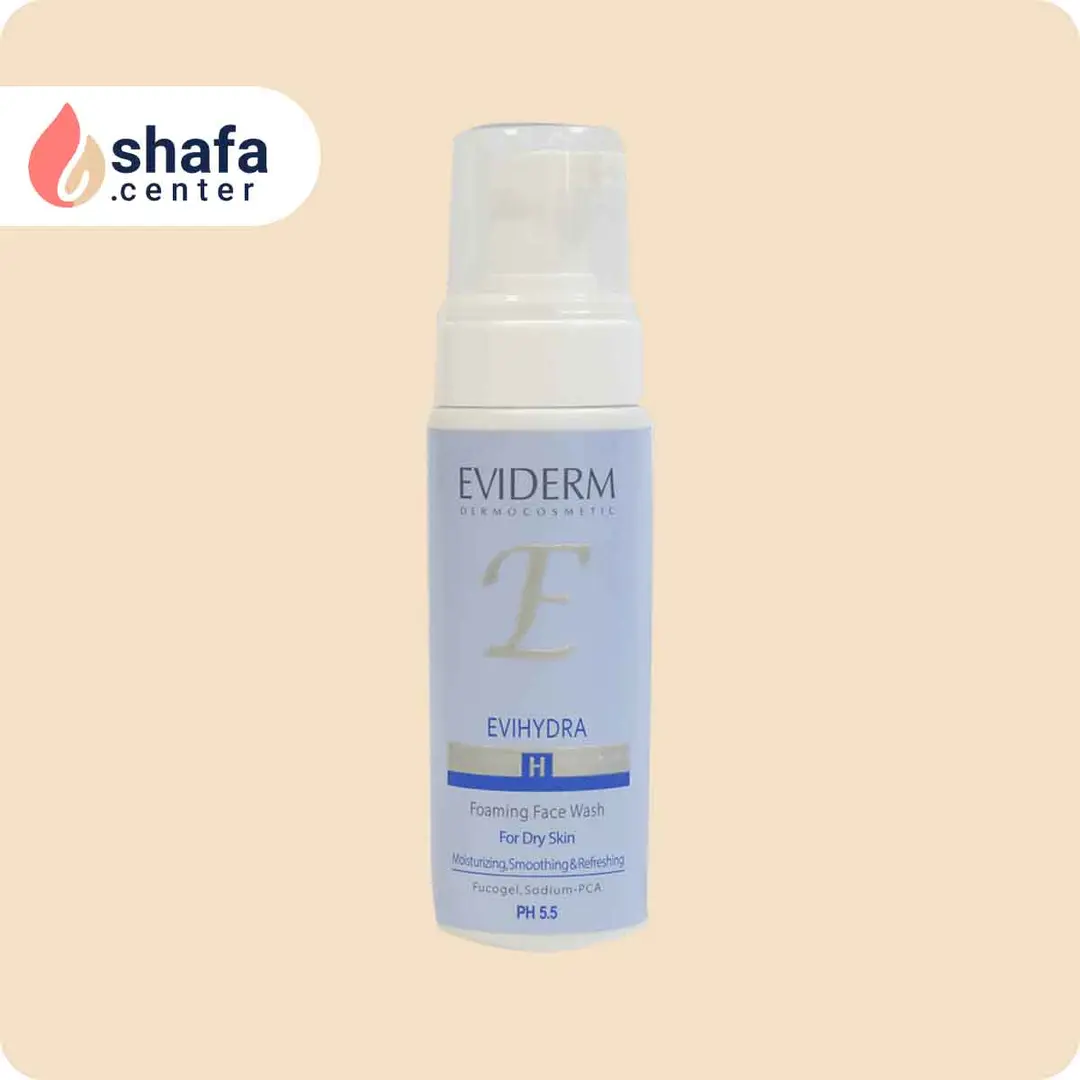 فوم شستشوی صورت اویدرم – مخصوص پوست خشک و حساس – ۱۵۰ میلی‌لیتر