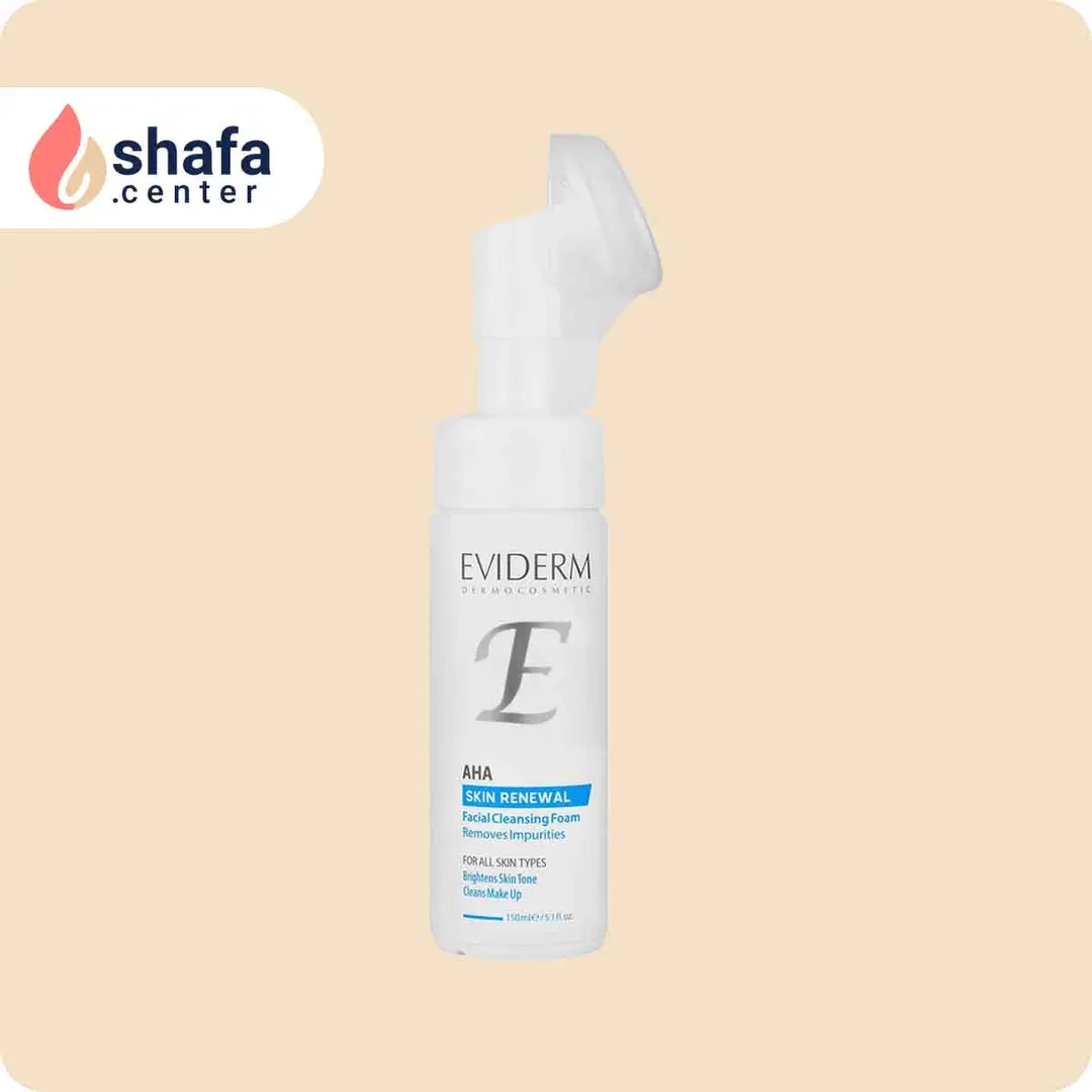 فوم شستشوی صورت حاوی 10%آلفا‌‌هیدروکسی‌‌اسید اویدرم 150 میلی لیتری