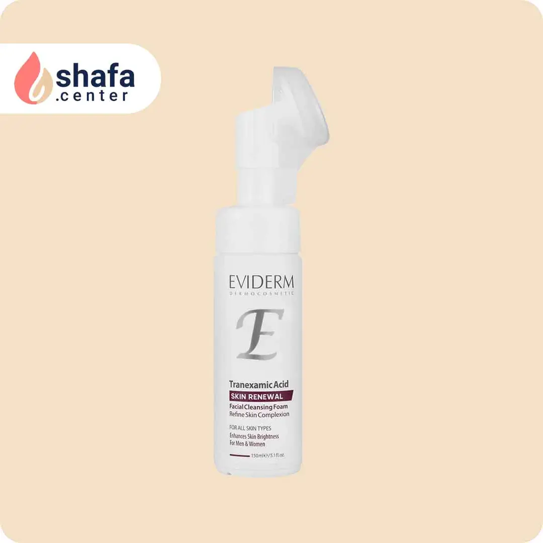 فوم شستشوی صورت اویدرم ترانگزامیک اسید – ضدلک و روشن‌کننده – ۱۵۰ میلی‌لیتر