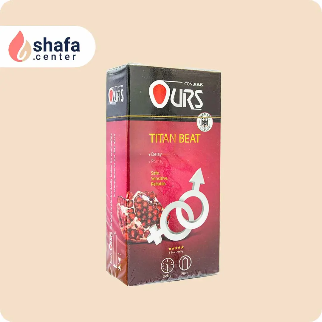 کاندوم تاخیری  اورز مدل Titan Beat بسته ۱۲ عددی