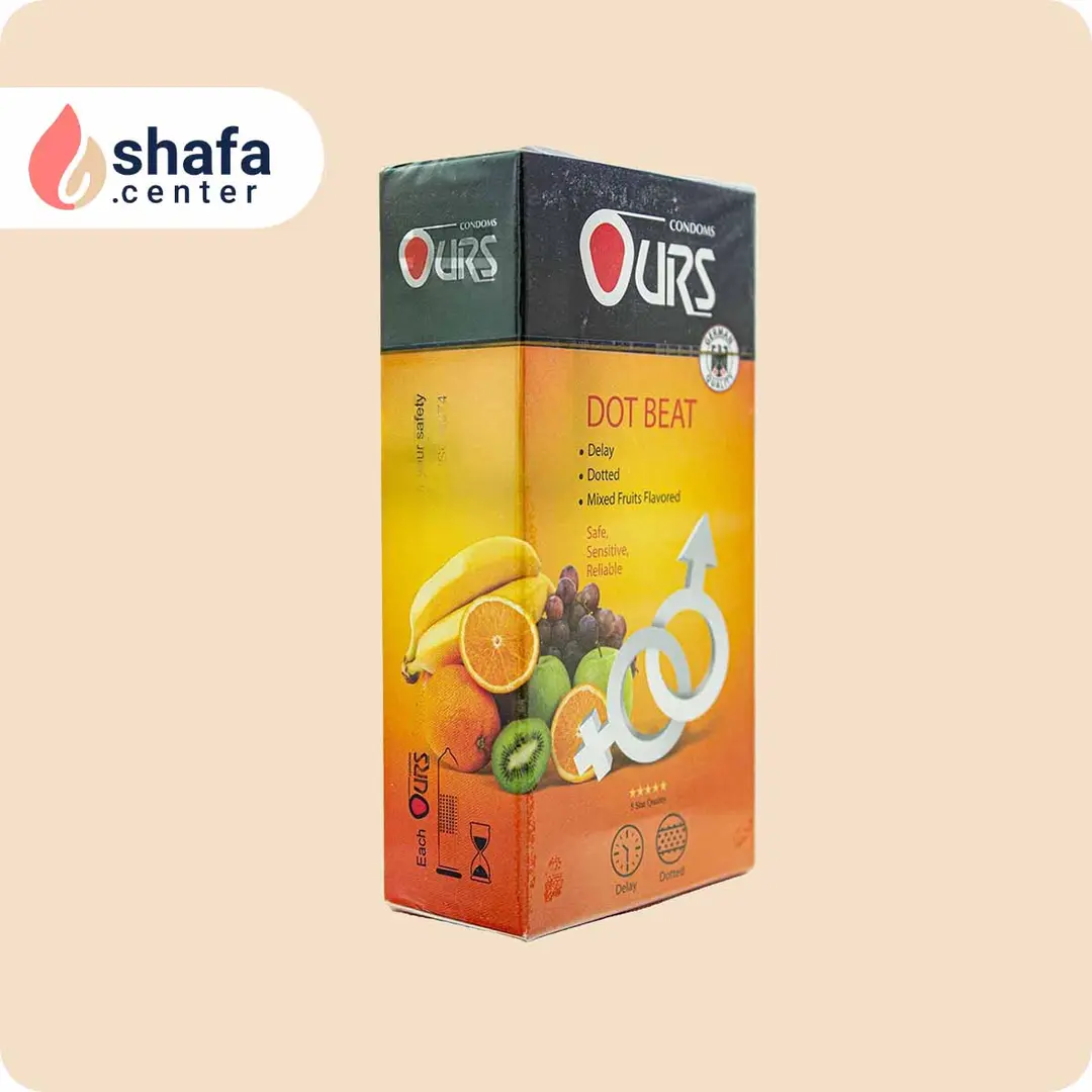 کاندوم خاردار اورز مدل Dot Beat بسته 12 عددی