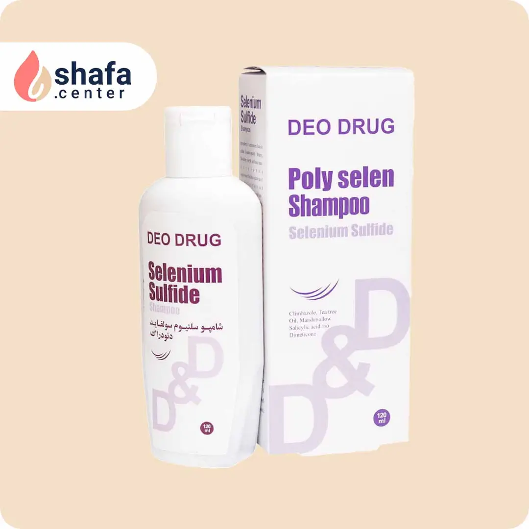 شامپو ضد شوره مو دئو دراگ مدل سلنیوم سولفاید حجم 120 میلی لیتر