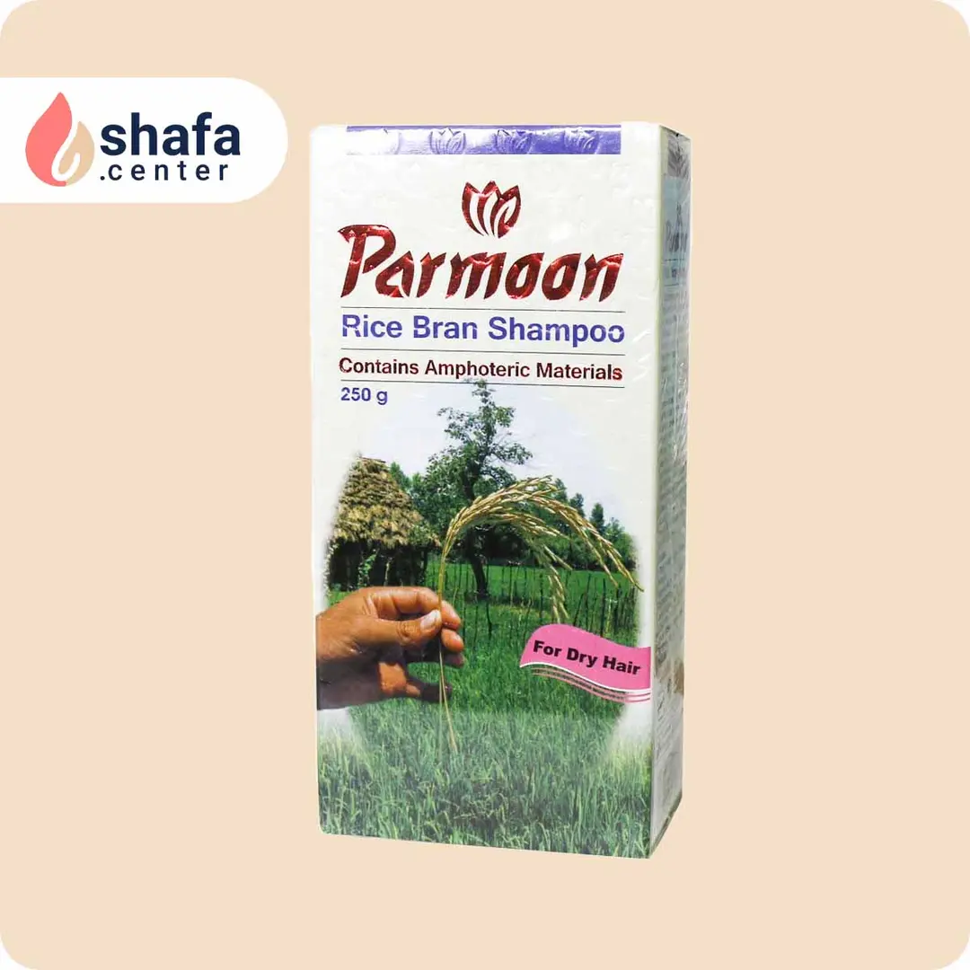 شامپو سبوس برنج پرمون مخصوص موهای خشک ۲۵۰ میلی‌لیتر