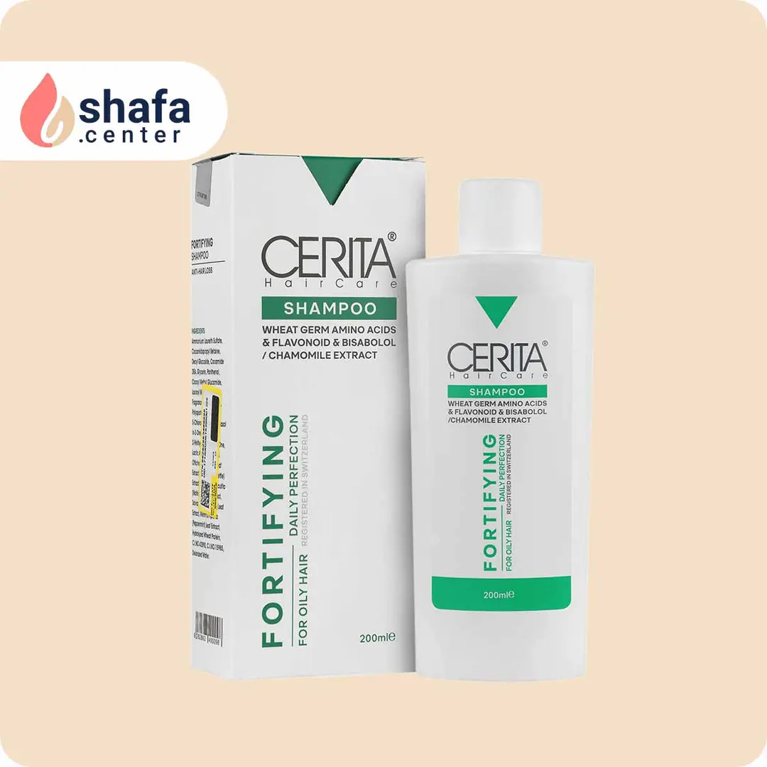 شامپو تقویت کننده موی چرب سریتا 200 میلی لیتر