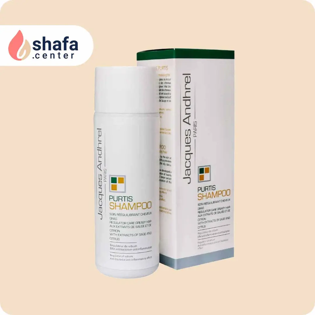 شامپو متعادل کننده موهای چرب ژاک آندرل پاریس ۲۰۰ میلی لیتر