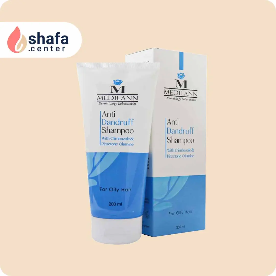 شامپو ضد شوره مدیلن مخصوص موهای چرب 200 میلی لیتر