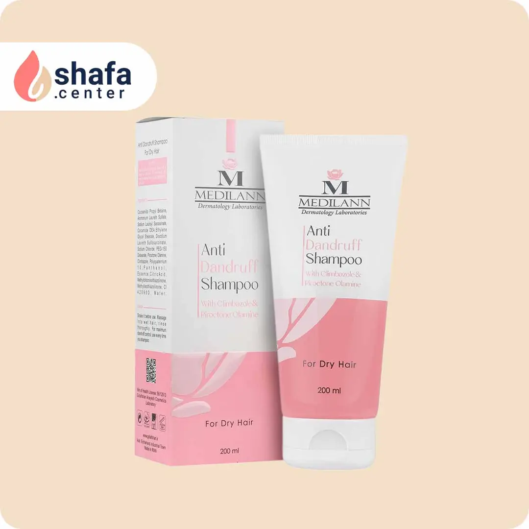 شامپو ضد شوره مدیلن مخصوص موهای خشک ۲۰۰ میلی‌لیتر