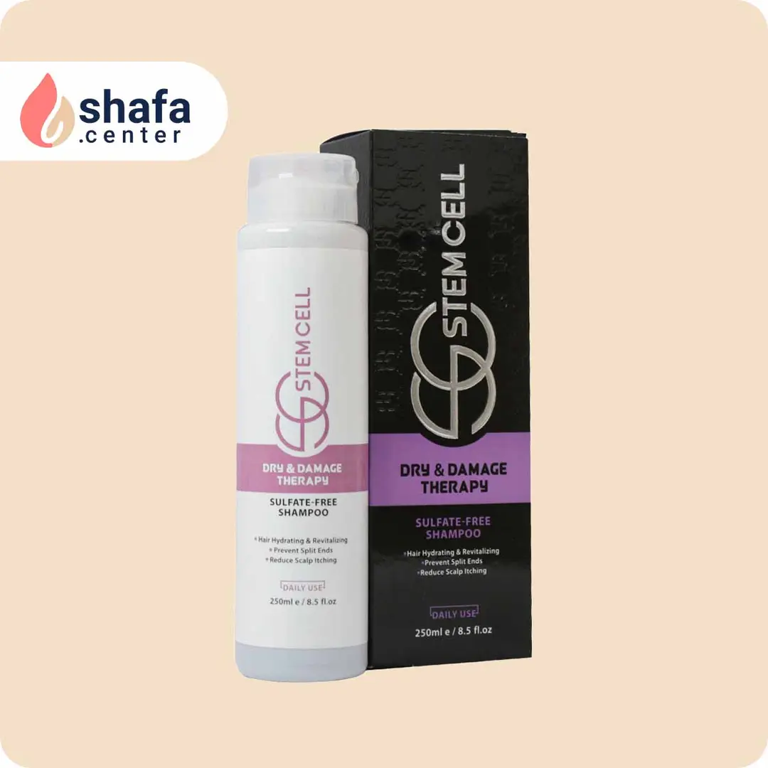 شامپو استم سل مناسب موهای خشک و آسیب دیده حجم 250میلی لیتر