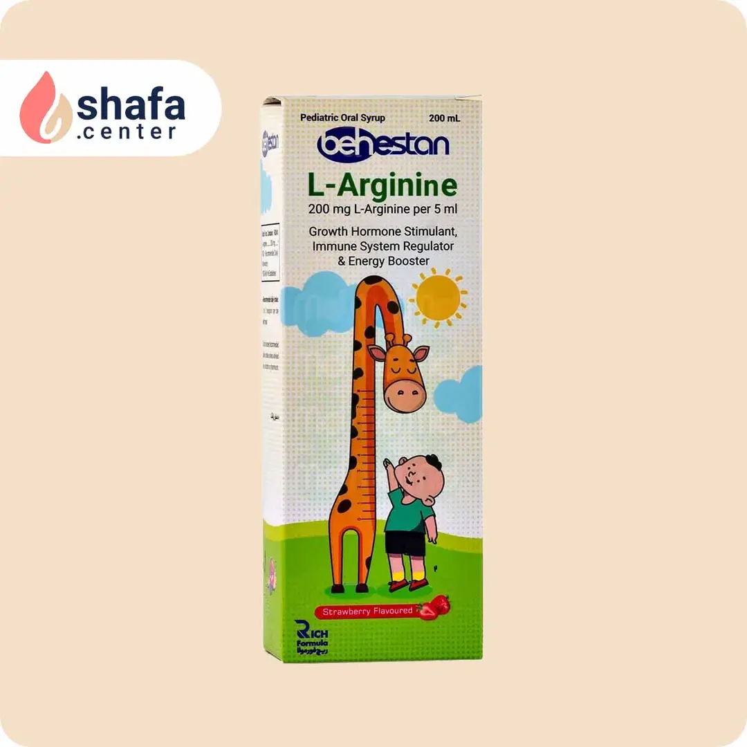 شربت ال آرژنین ۲۰۰ میلی‌گرم بهستان