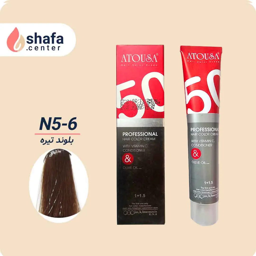 رنگ موآتوسا شماره N5-6 بلوند تیره 50 میلی لیتر