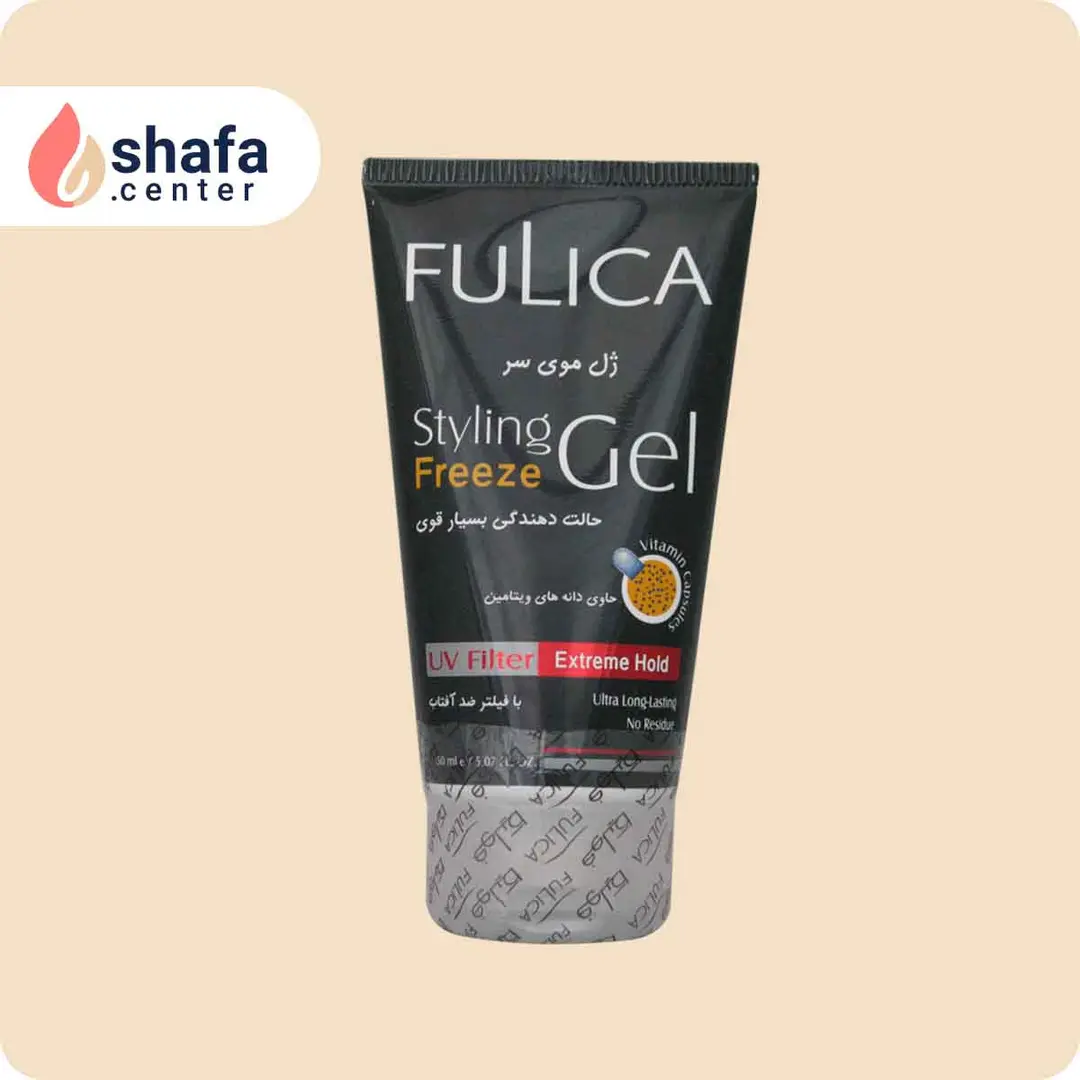 ژل مو حالت دهنده بسیار قوی فولیکا مناسب انواع مو ۱۵۰ میلی لیتر