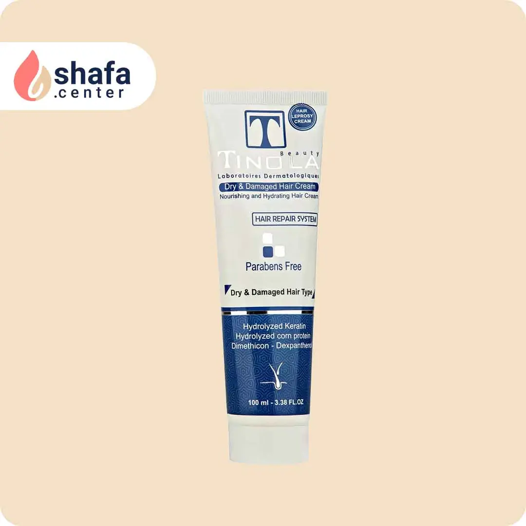 ماسک مو خشک و آسیب دیده تینولا (بدون آبکشی) حجم ۱۰۰ میلی‌لیتر