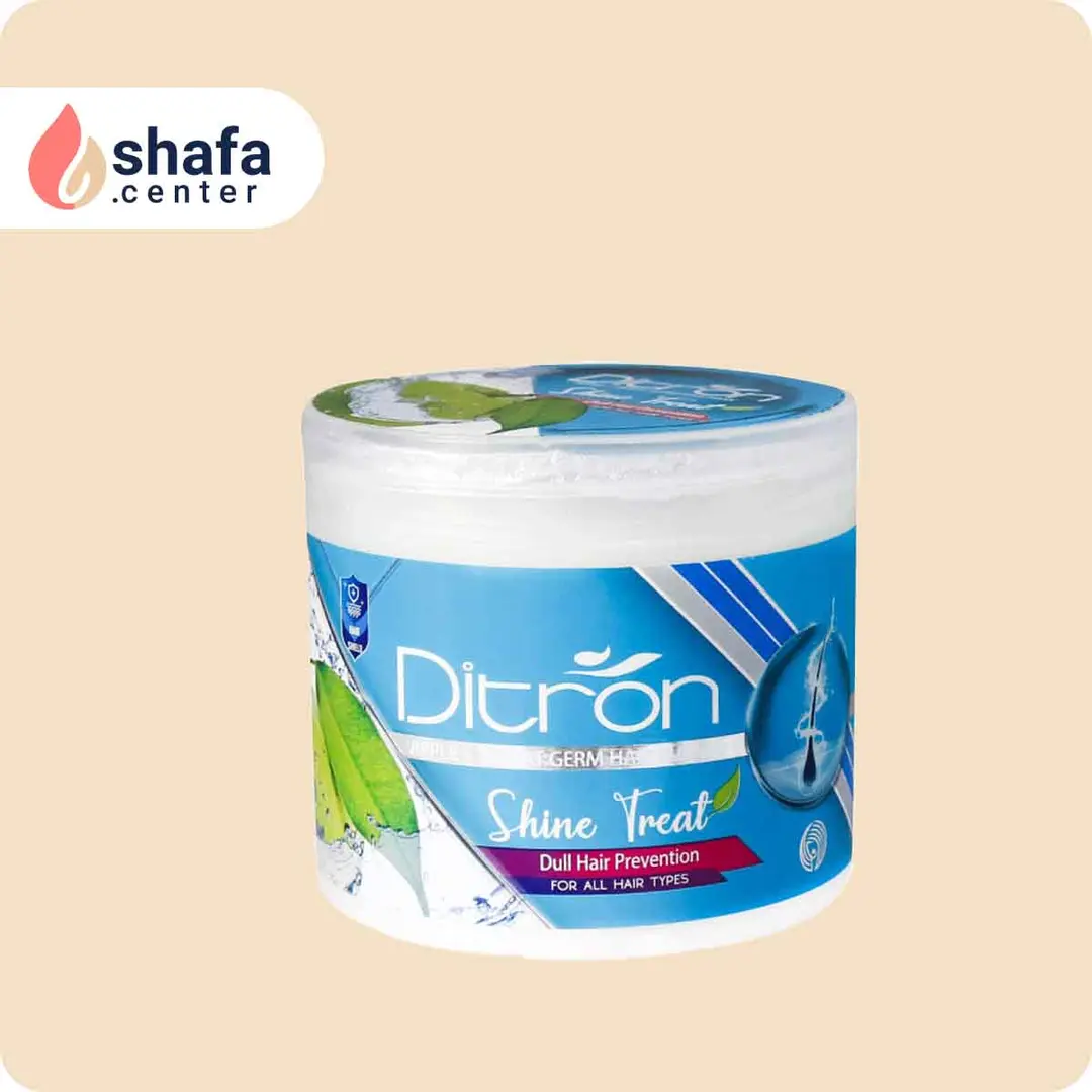 ماسک مو شاین تریت تغذیه کننده و نرم کننده با عصاره سیب دیترون – با آبکشی، حجم ۴۰۰ میلی‌لیتر