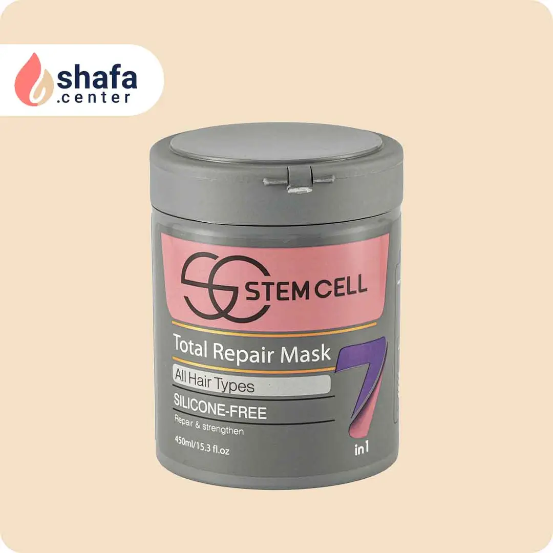 استم سل ماسک مو هفت ‌کاره مناسب مو دارای وز (با آبکشی)حجم ~۴۵۰ میلی‌لیتر