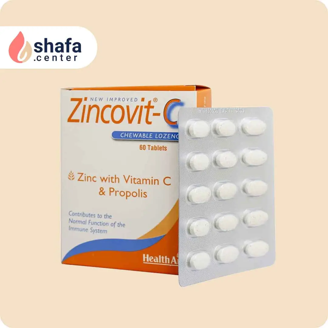 قرص جویدنی زینکوویت ث هلث اید - 60 عدد