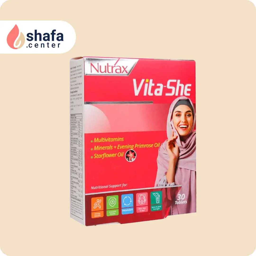 قرص مولتی ویتامین بانوان وایتا شی نوتراکس - 30 عددی
