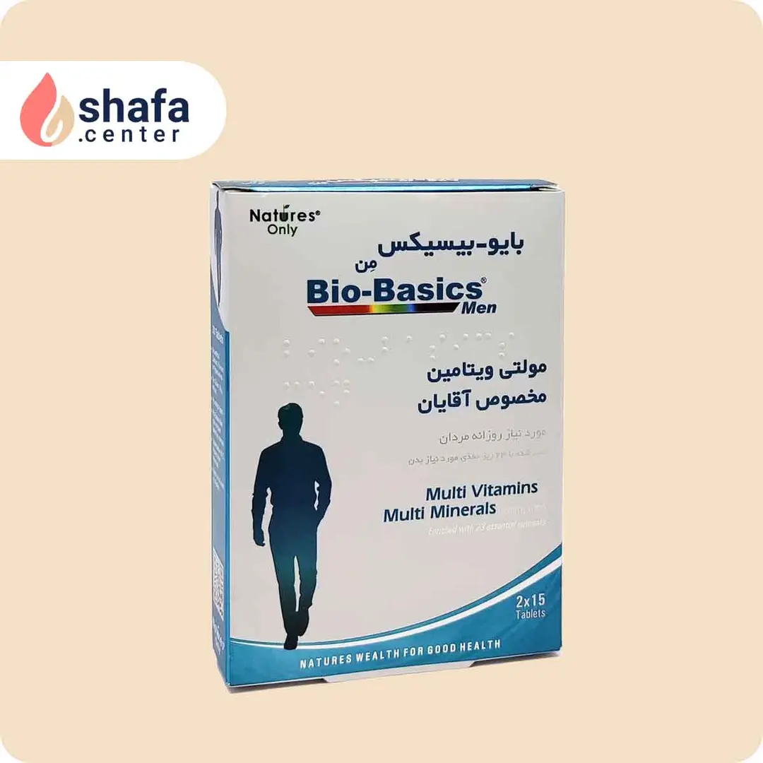 قرص مولتی ویتامین بایوبیسیکس آقایان نیچرز اونلی 30 عدد