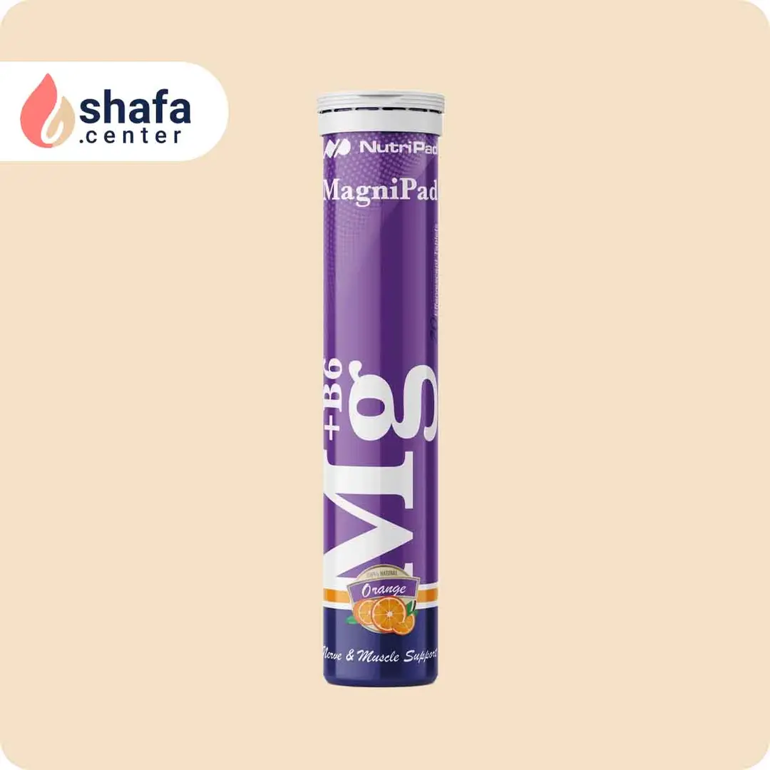 قرص جوشان منیزیم و ویتامین B6 نوتری پاد 20 عدد