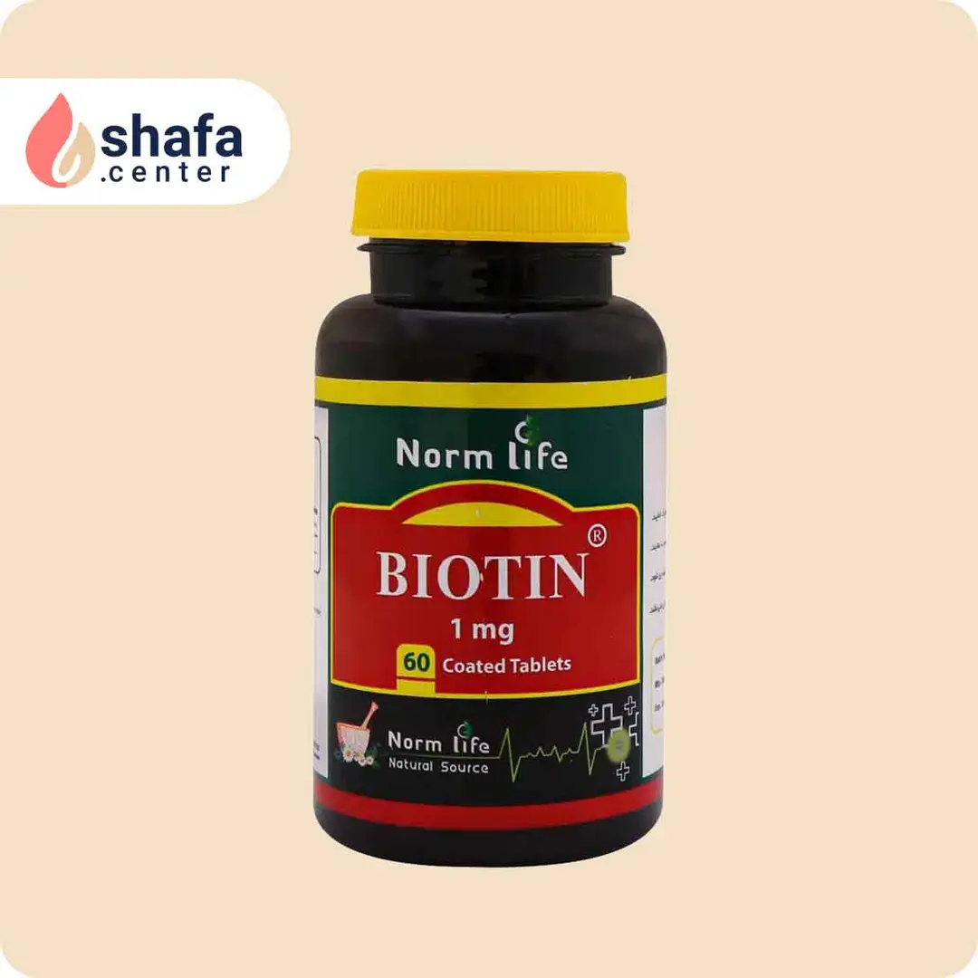 قرص بیوتین 1000 میکرو گرم نورم لایف 60 عدد