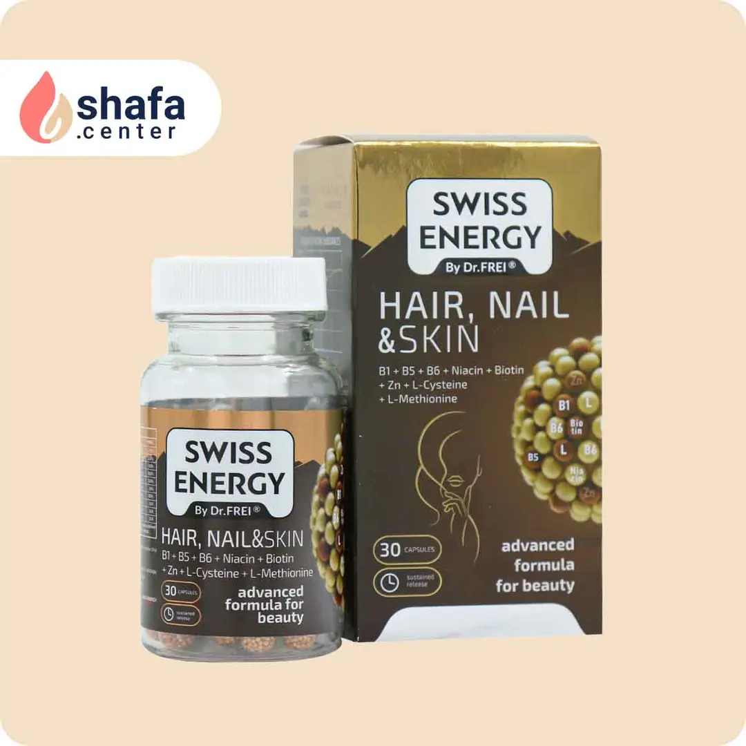 کپسول هیر نیل و اسکین سوییس انرژی - 30 عددی