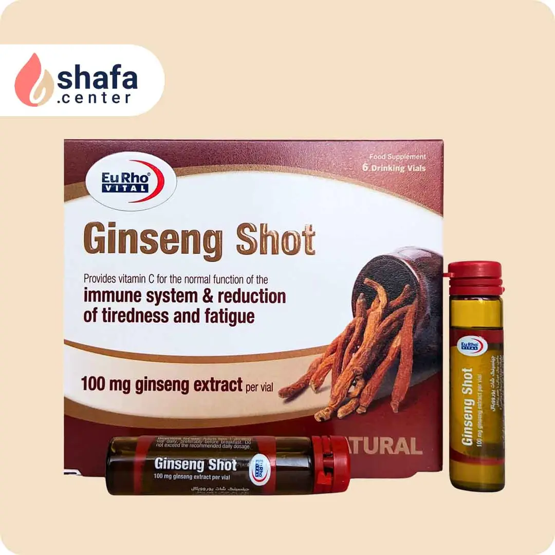 ویال خوراکی جینسینگ شات یوروویتال - 6 عددی