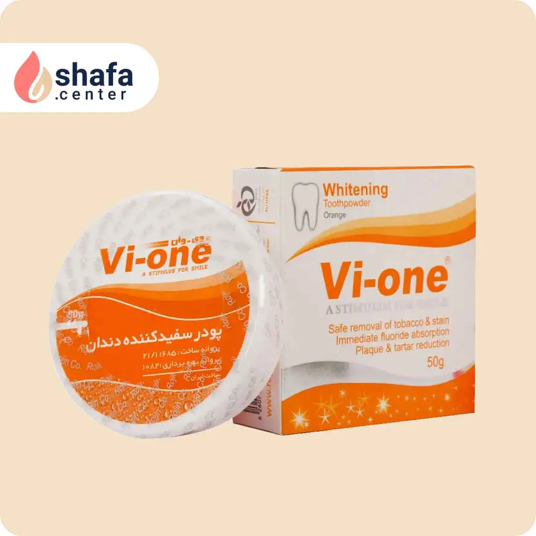 پودرسفیدکننده دندان وی وان حاوی پرتقال – ۵۰ گرم