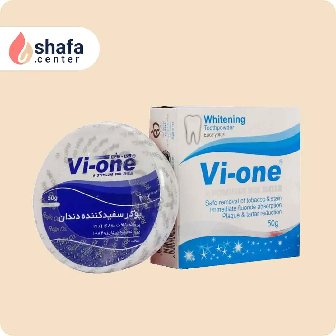 پودرسفیدکننده دندان وی وان حاوی اکالیپتوس – ۵۰ گرم