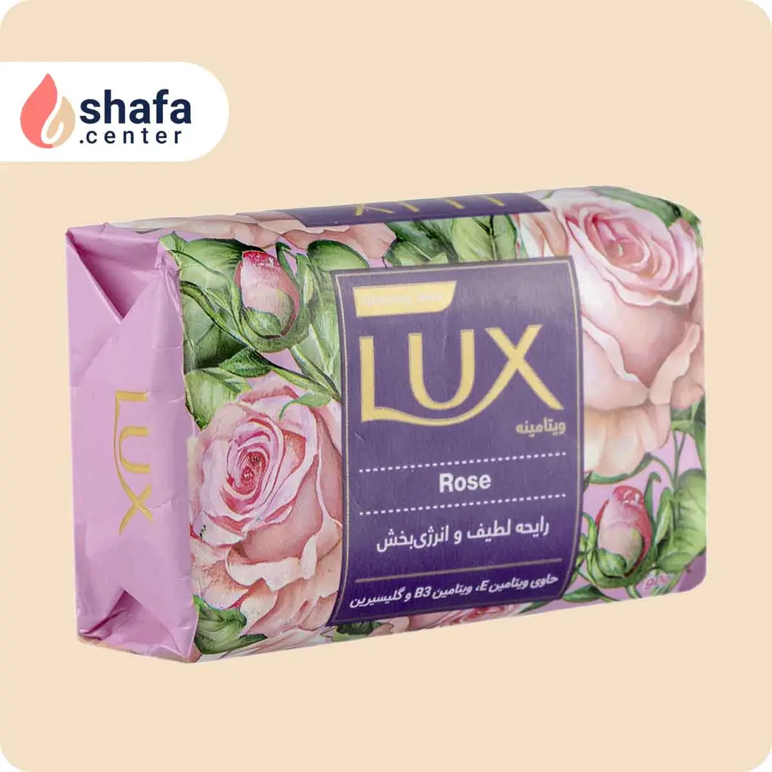 صابون شستشو لوکس مدل گل رز - 90 گرم