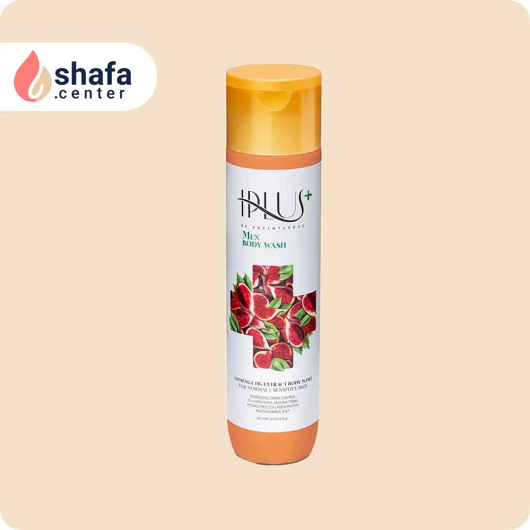 شامپو بدن آقایان حاوی عصاره انجیر و جینسینگ 300 میل آی پلاس