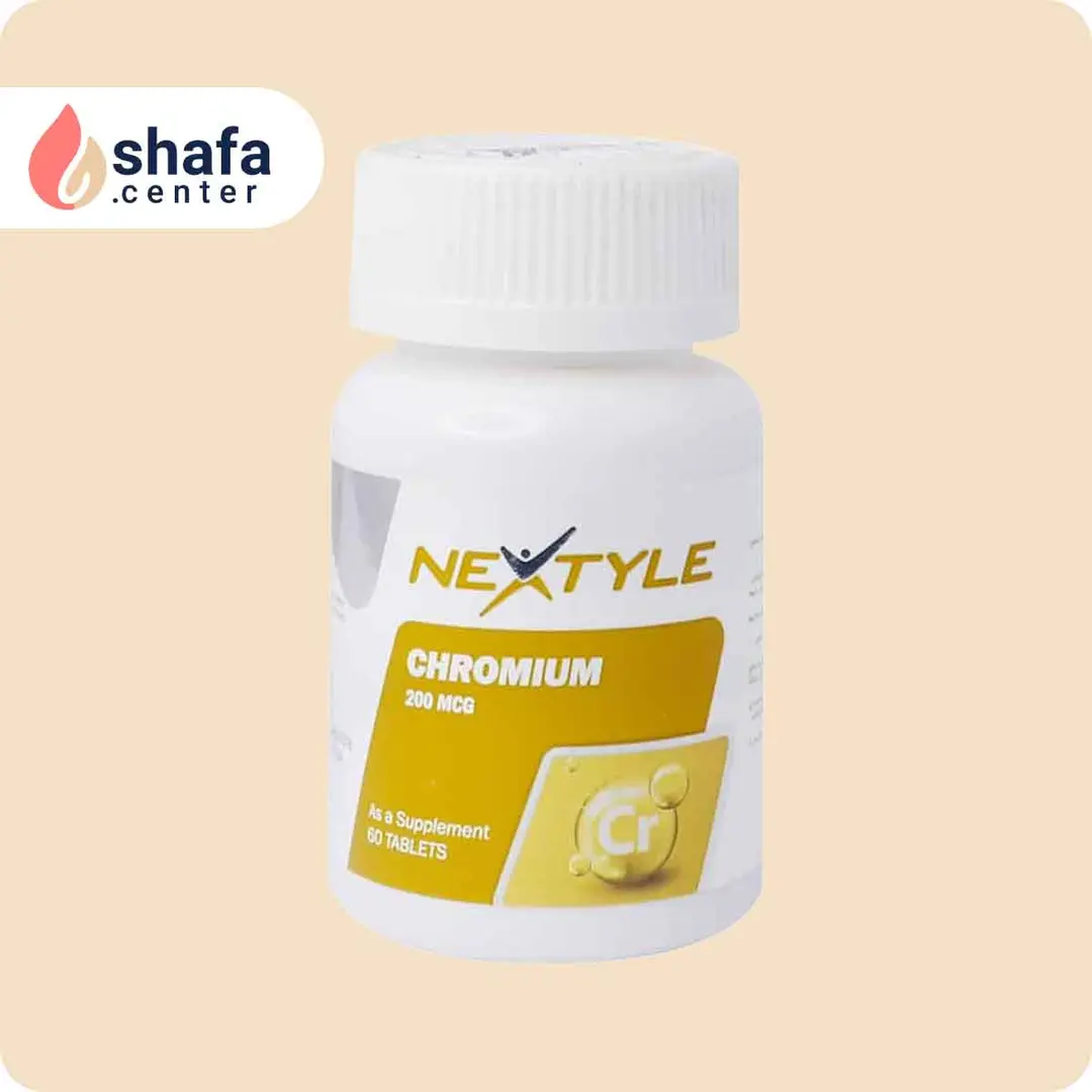 قرص کروم 200 میکروگرم نکستایل 60 عدد