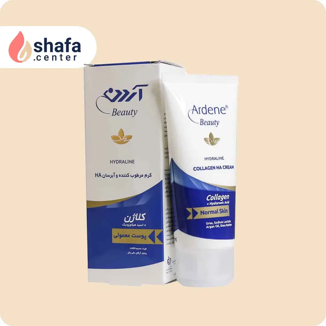 کرم مرطوب کننده و آبرسان آردن حاوی کلاژن پوست معمولی - 50 گرم