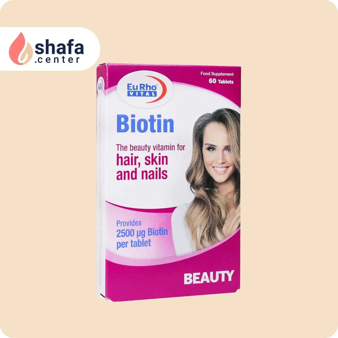 قرص بیوتین 2500 میکروگرم یوروویتال 60 عدد