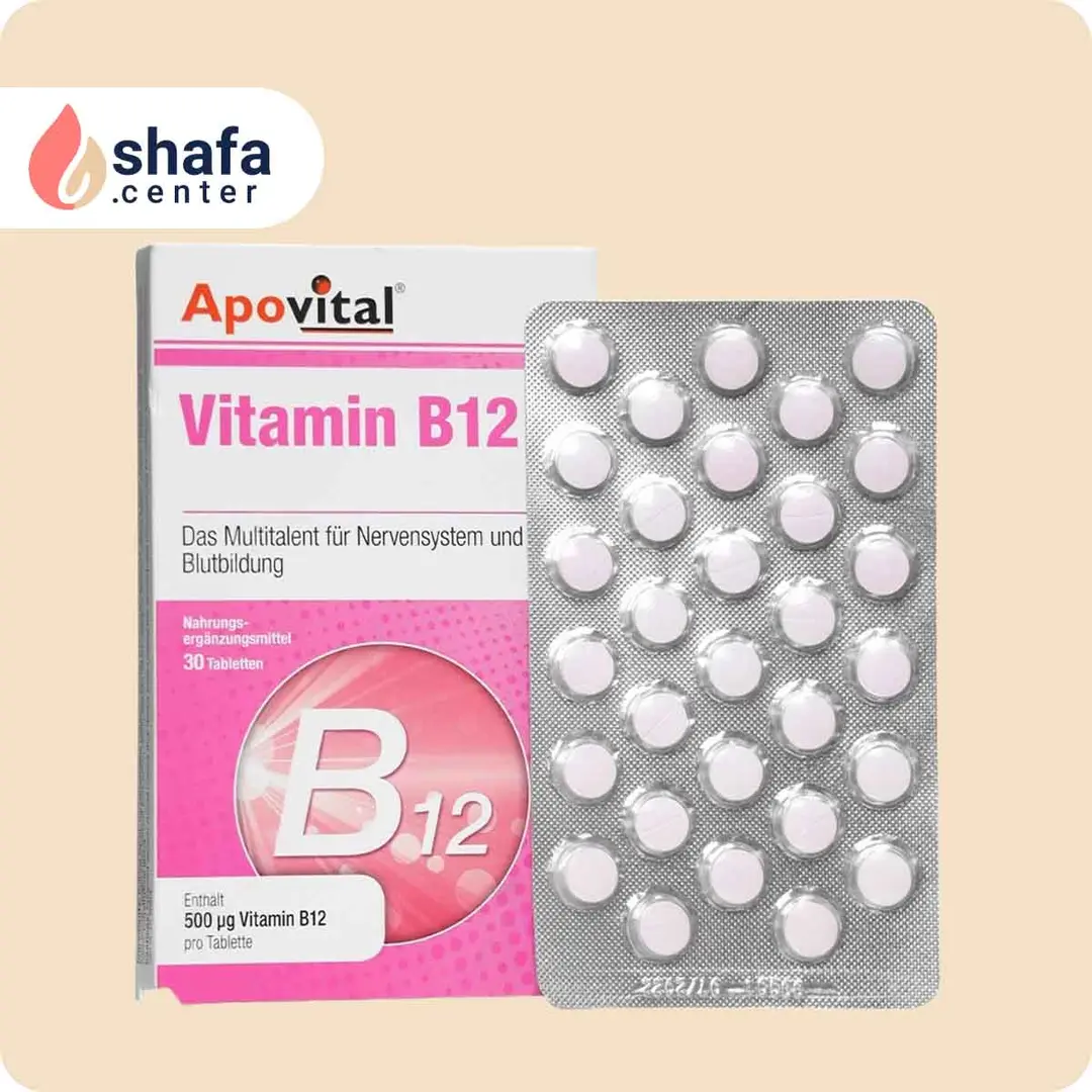 قرص ویتامین B12 آپوویتال 30 عدد