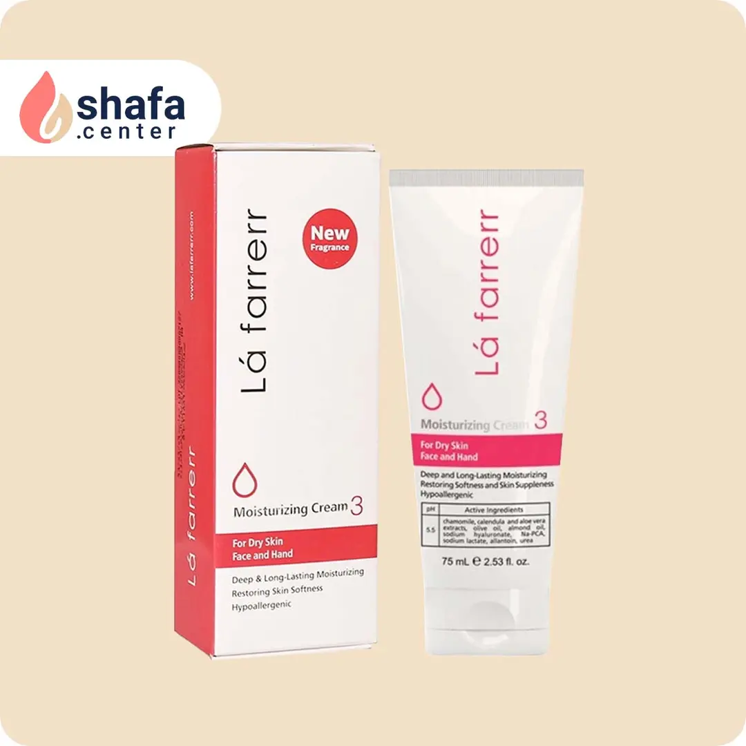 مرطوب‌کننده صورت و دست پوست خشک لافارر