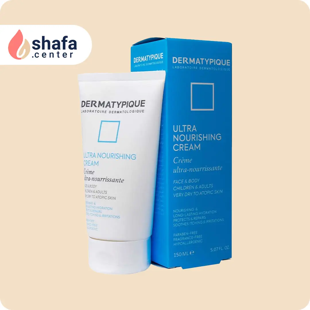 کرم نرم‌کننده و مرطوب‌کننده درماتیپیک – مناسب پوست خشک و حساس – 150 میلی‌لیتر