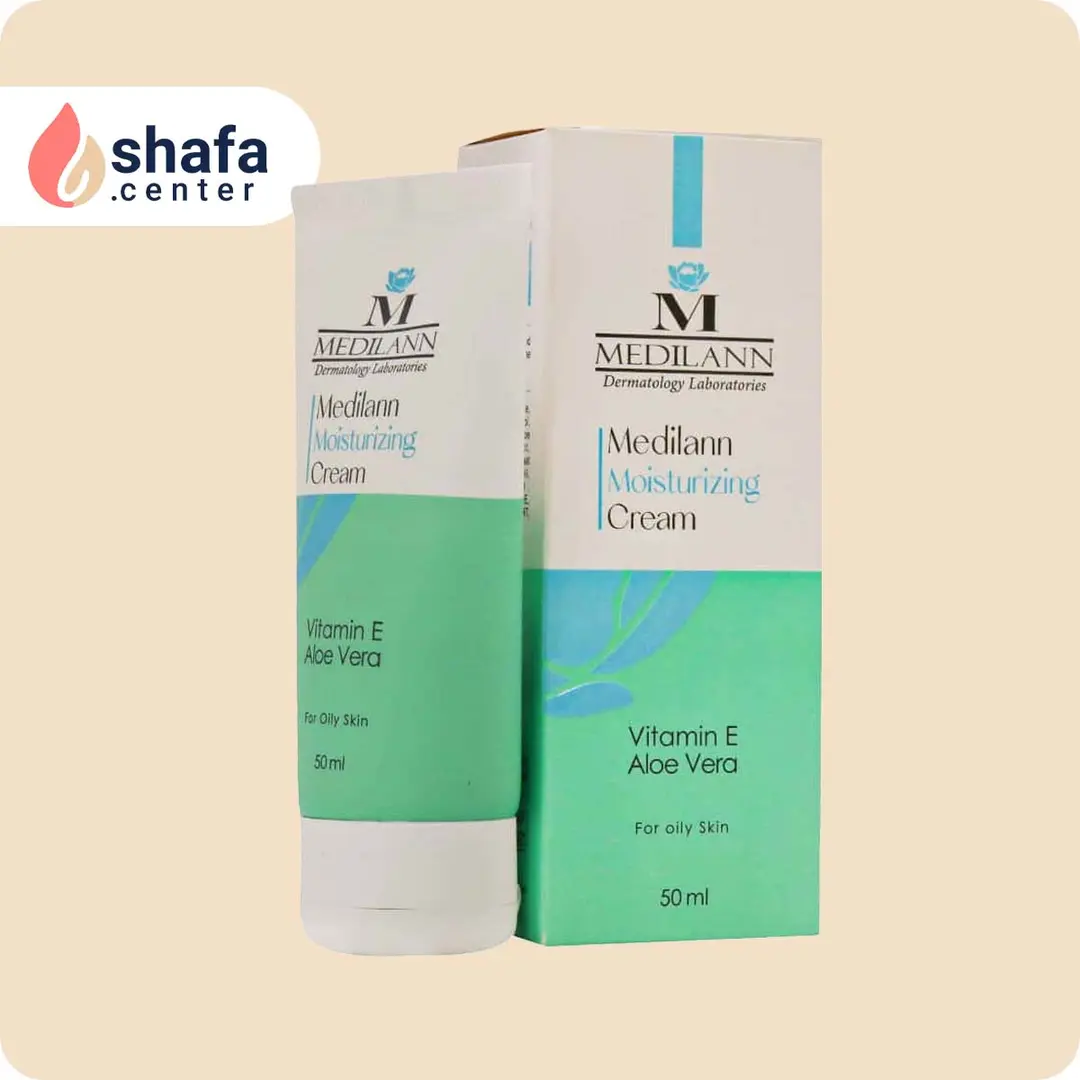 کرم مرطوب‌کننده مدیلن – مناسب پوست چرب و مستعد آکنه – فاقد چربی، با جذب سریع – ۵۰ میلی‌لیتر