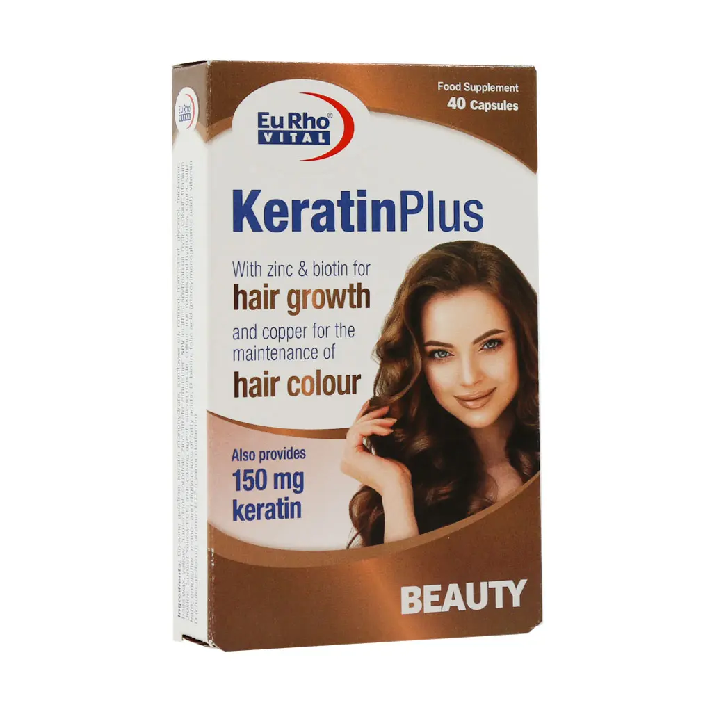 کپسول کراتین پلاس یوروویتال - 40 عدد