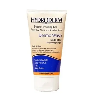 هیدرودرم ژل شستشو – مناسب پوست خشک، اگزمایی و حساس – ۱۵۰ میلی‌لیتر
