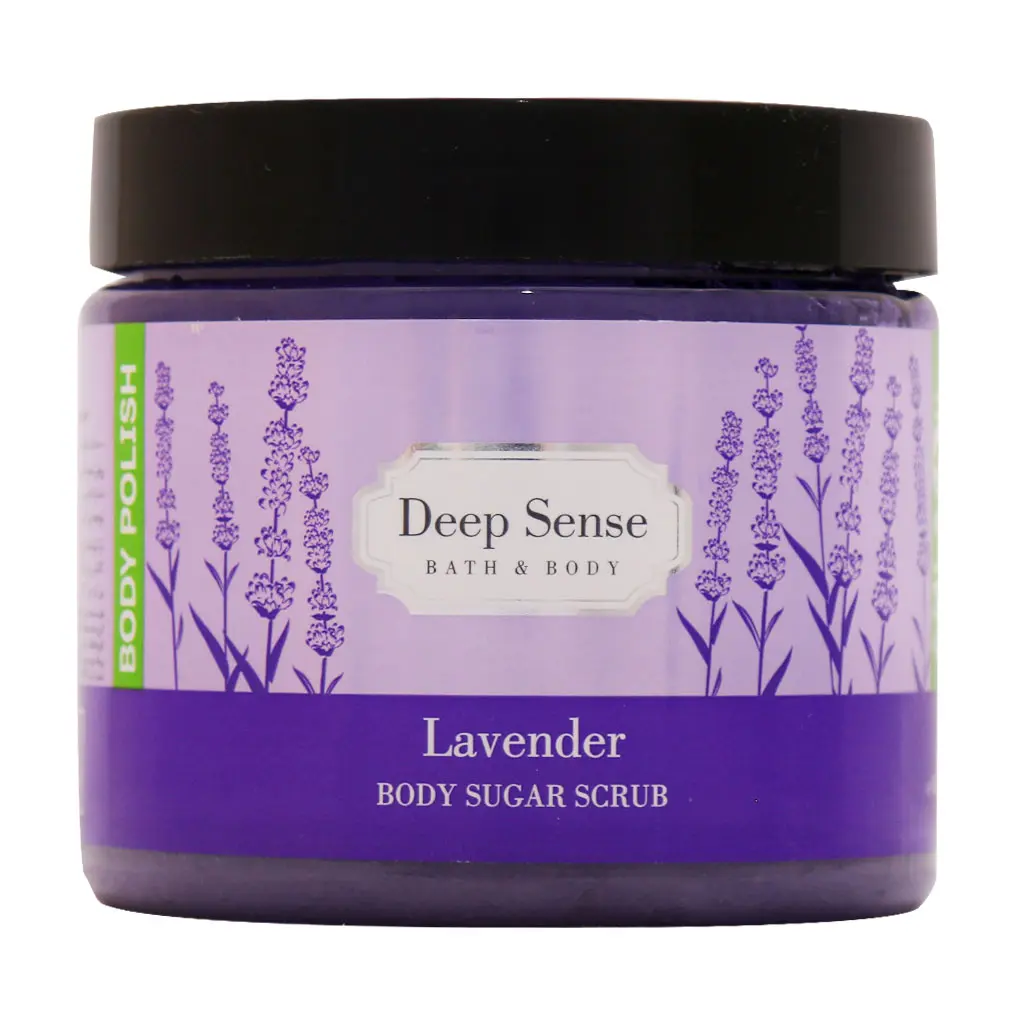 ژل اسکراب شکری بدن لوندر دیپ سنس - 400 میلی لیتر