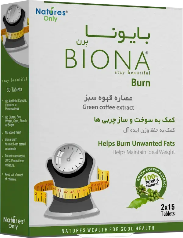 قرص لاغری بایونابرن نیچرز اونلی - 30 عددی
