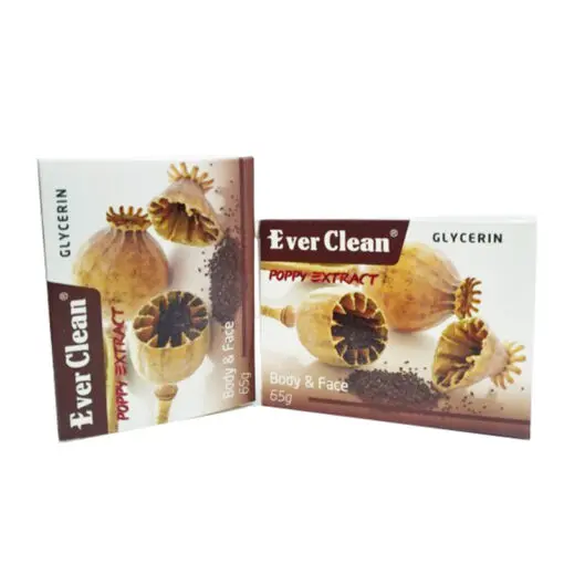 صابون گلیسرینه حاوی عصاره روغنی خشخاش اورکلین - 65 گرم