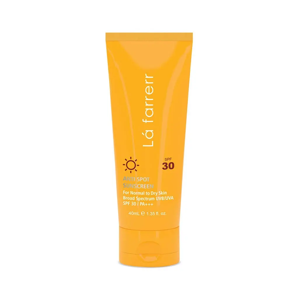 کرم ضد آفتاب و ضد لک پوست خشک و معمولی SPF 30 لافارر - بی رنگ