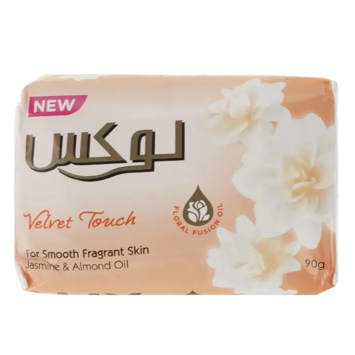 صابون شستشو لوکس مدل روغن بادام و گل یاس - 90 گرم